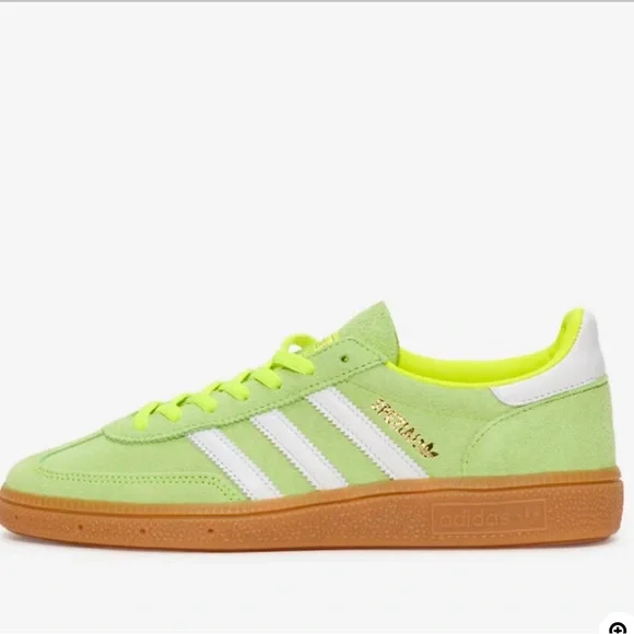 New adidas Handball Spezial Green Neon Yellow Suede - Picture 2 of 12